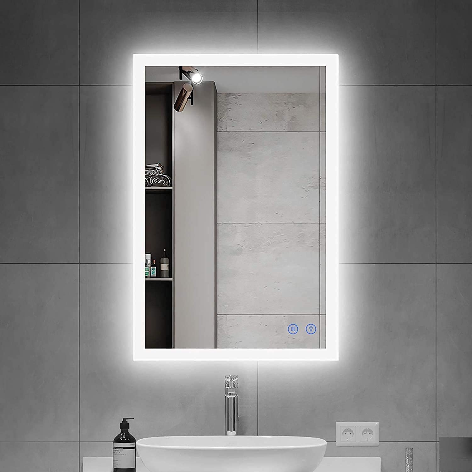 Mirror with Effective and Efficient Lighting