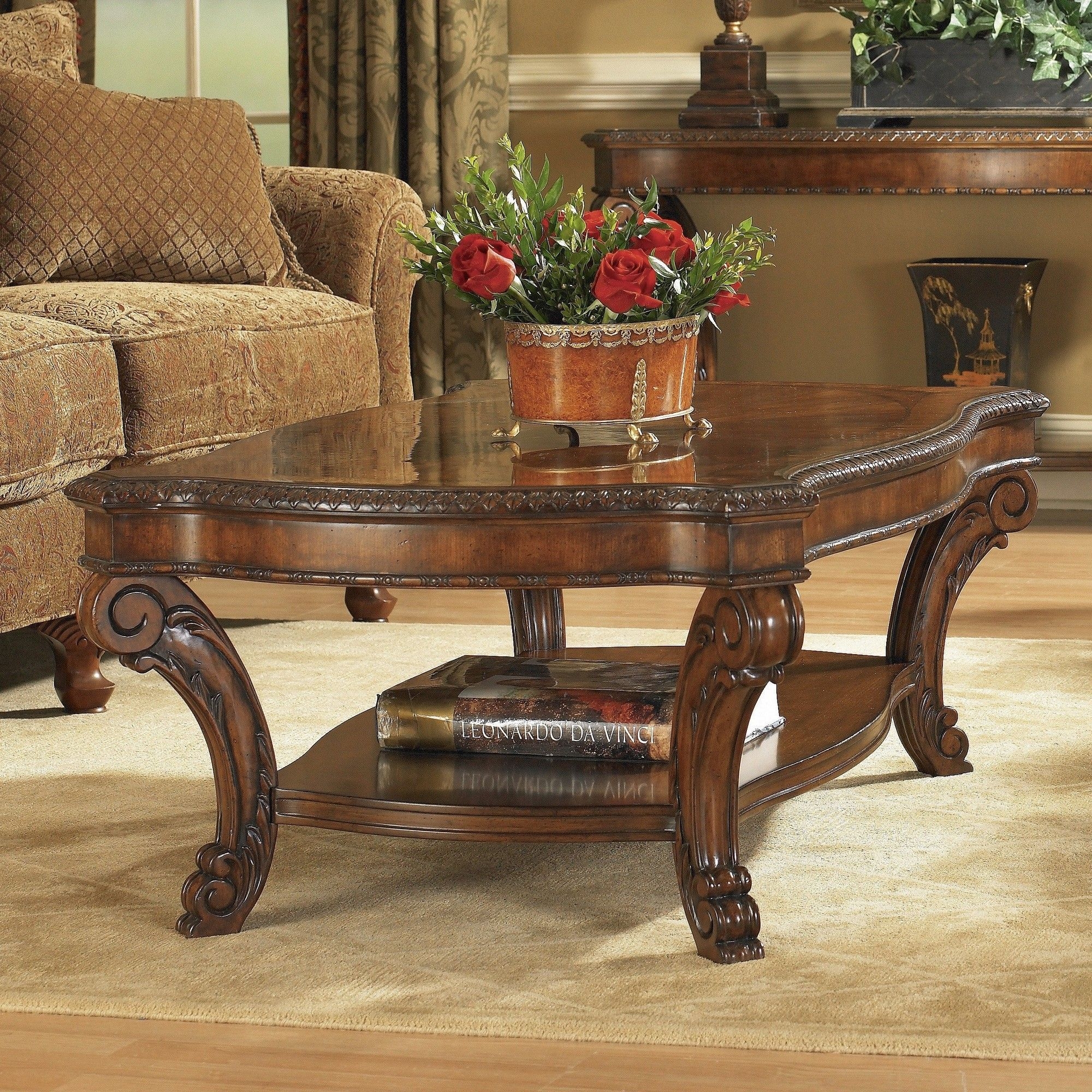 Classic Style Wooden Coffee Table