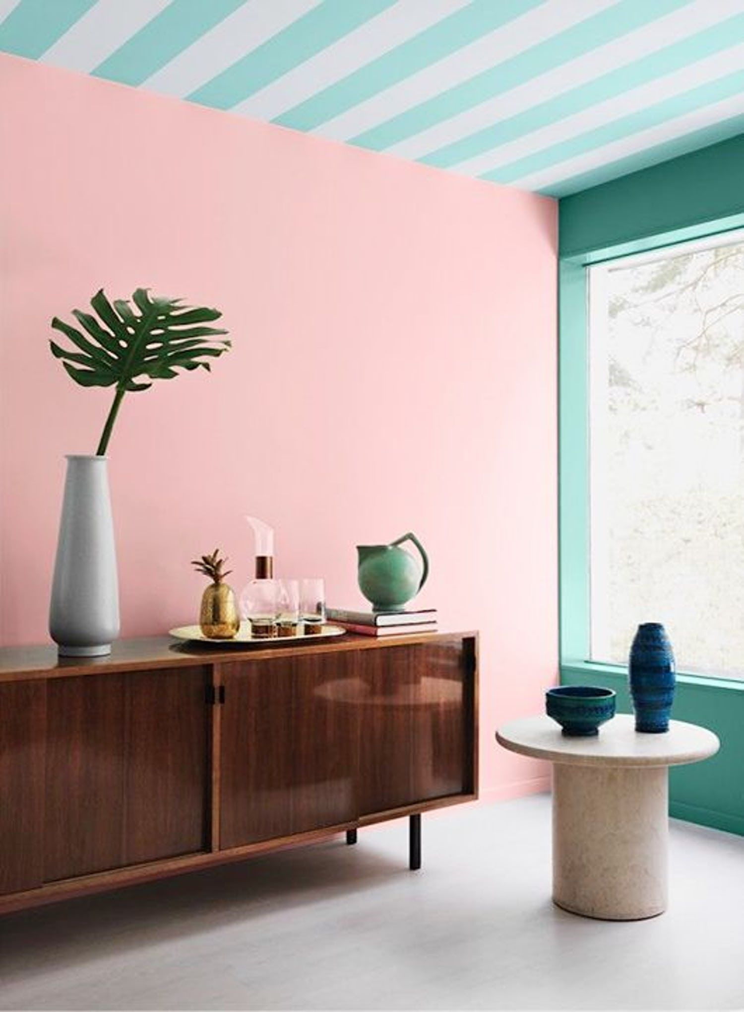 Combine Pink with Mint Green