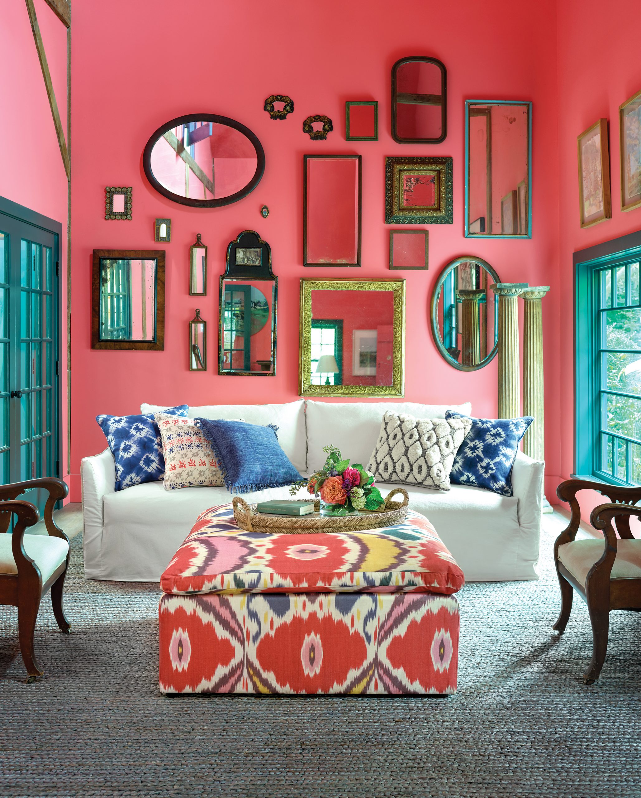 Create Bold Colors in the Living Room