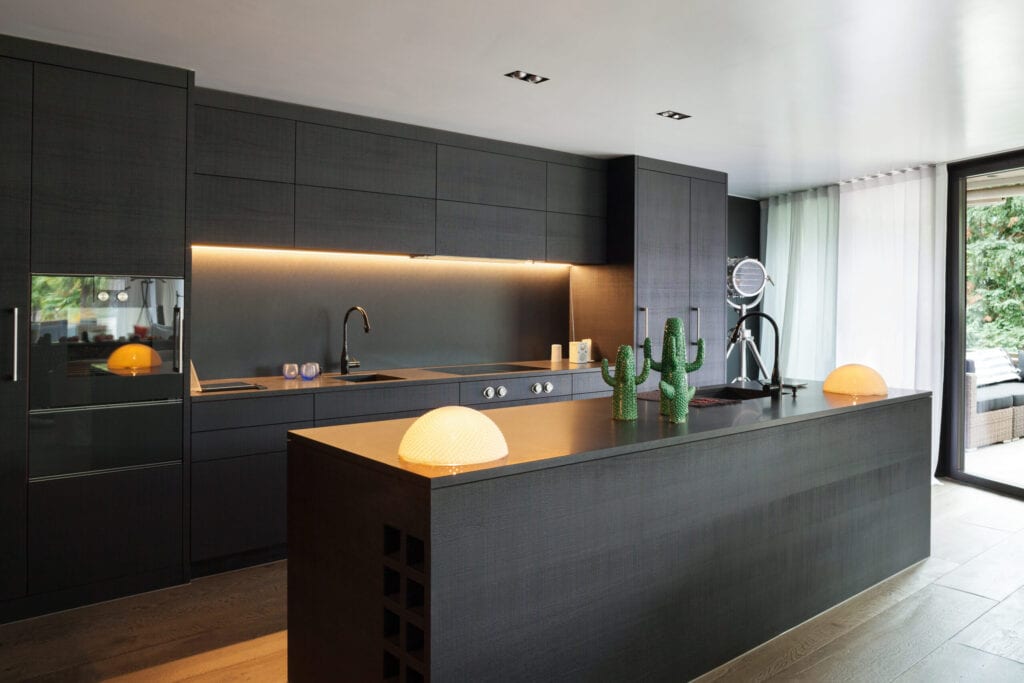 Dark Style Modern Kitchen