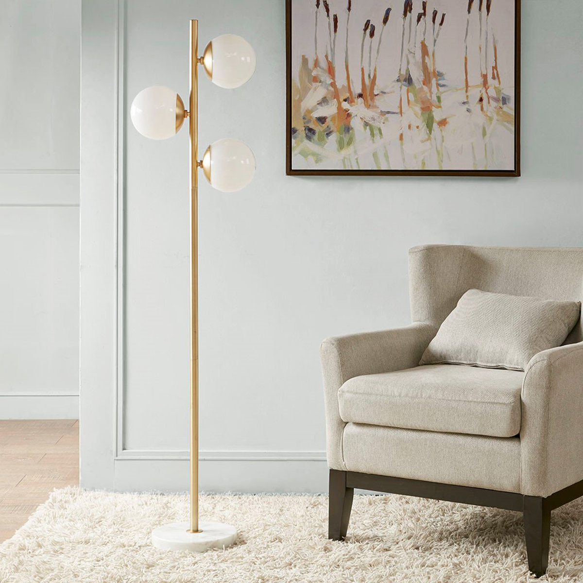 Globe Style Floor Lamp