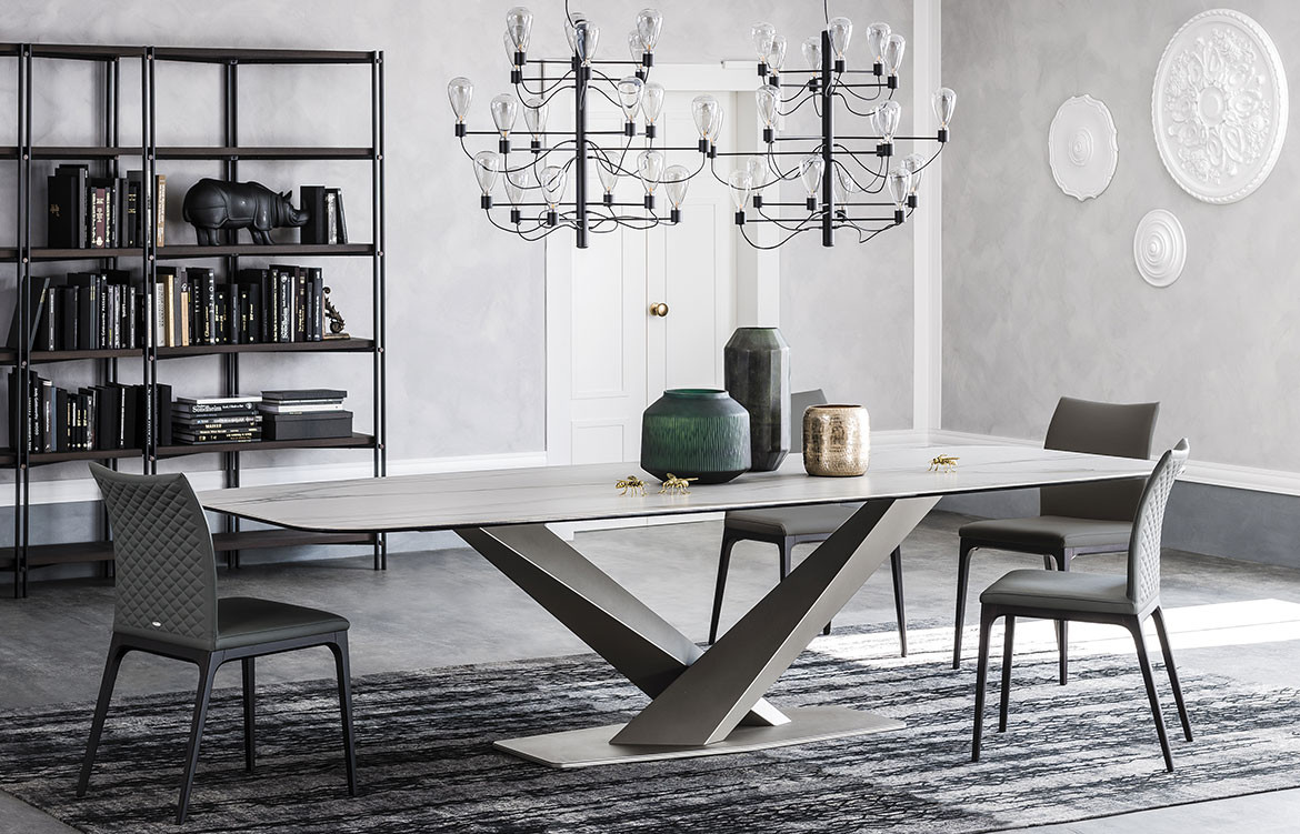 Modern Dining Room with Contemporary Table