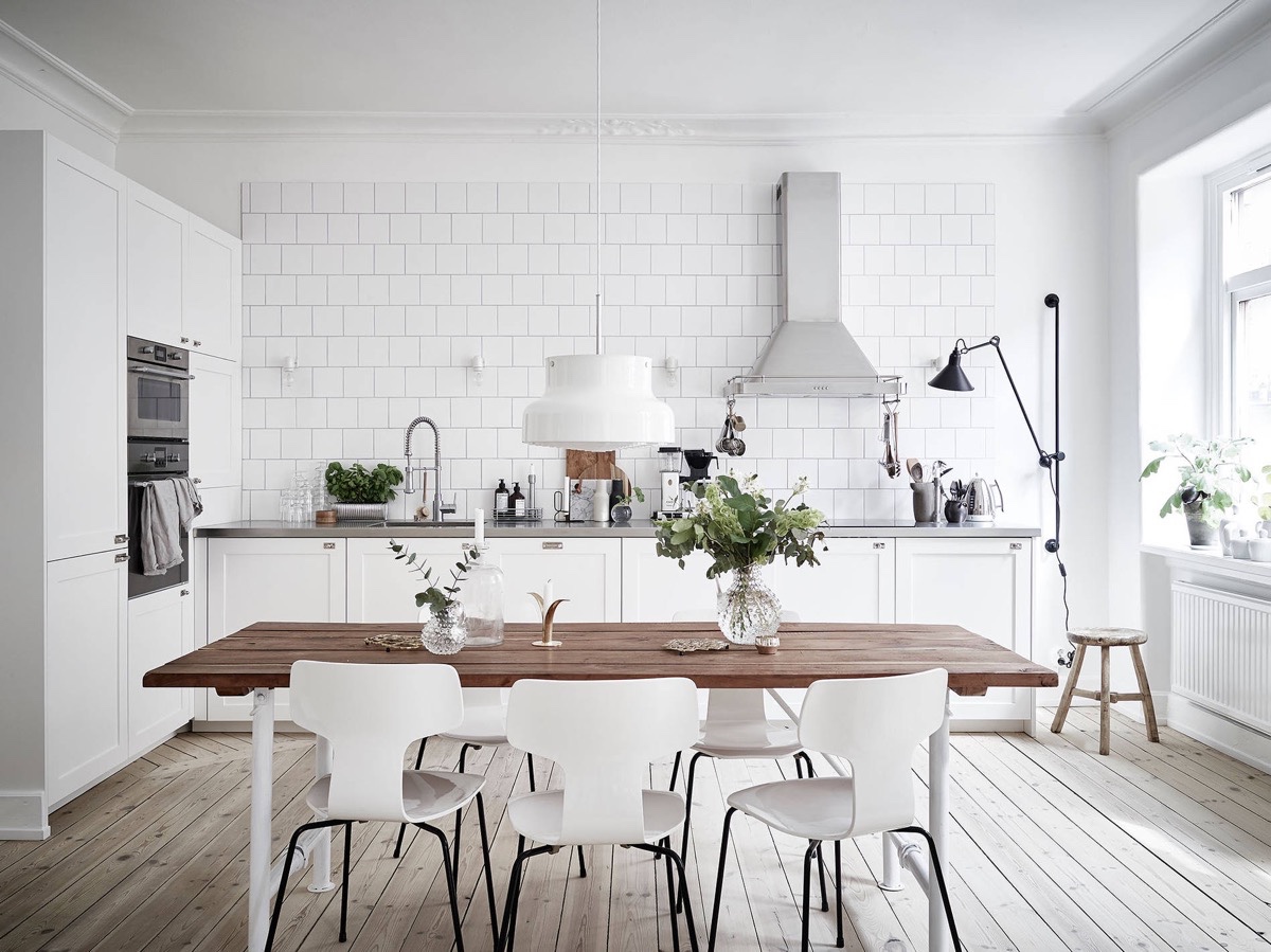 Modern White Style in Scandinavian Concept