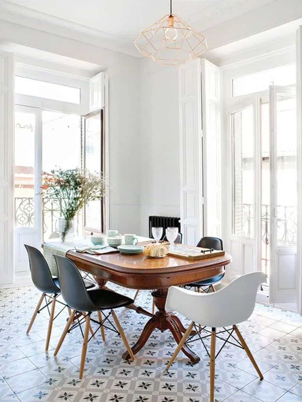 Modern and Traditional Dining Room
