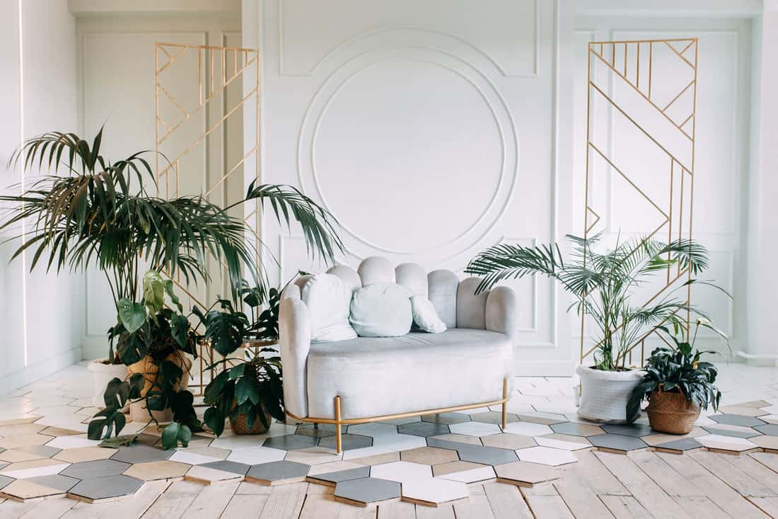 Simple Art Deco Living Room