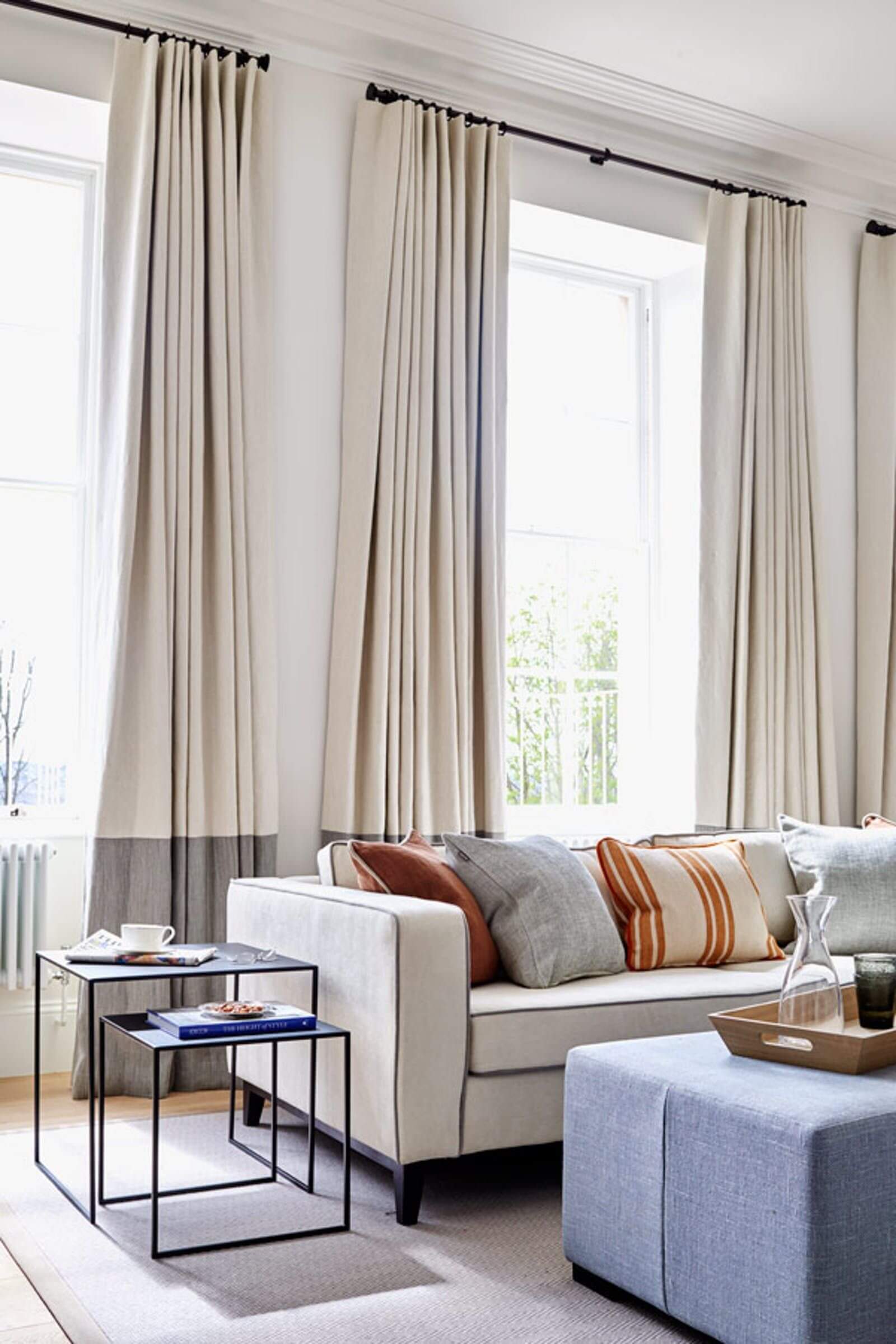 Tall Curtains for Your Living Room Interior