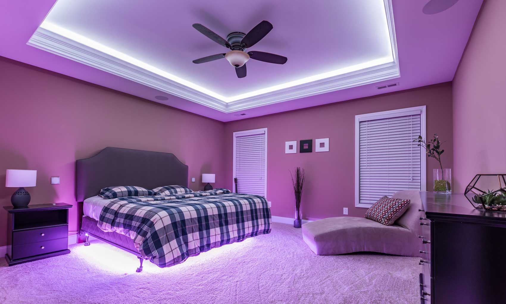 Ceiling with Ambient Lighting