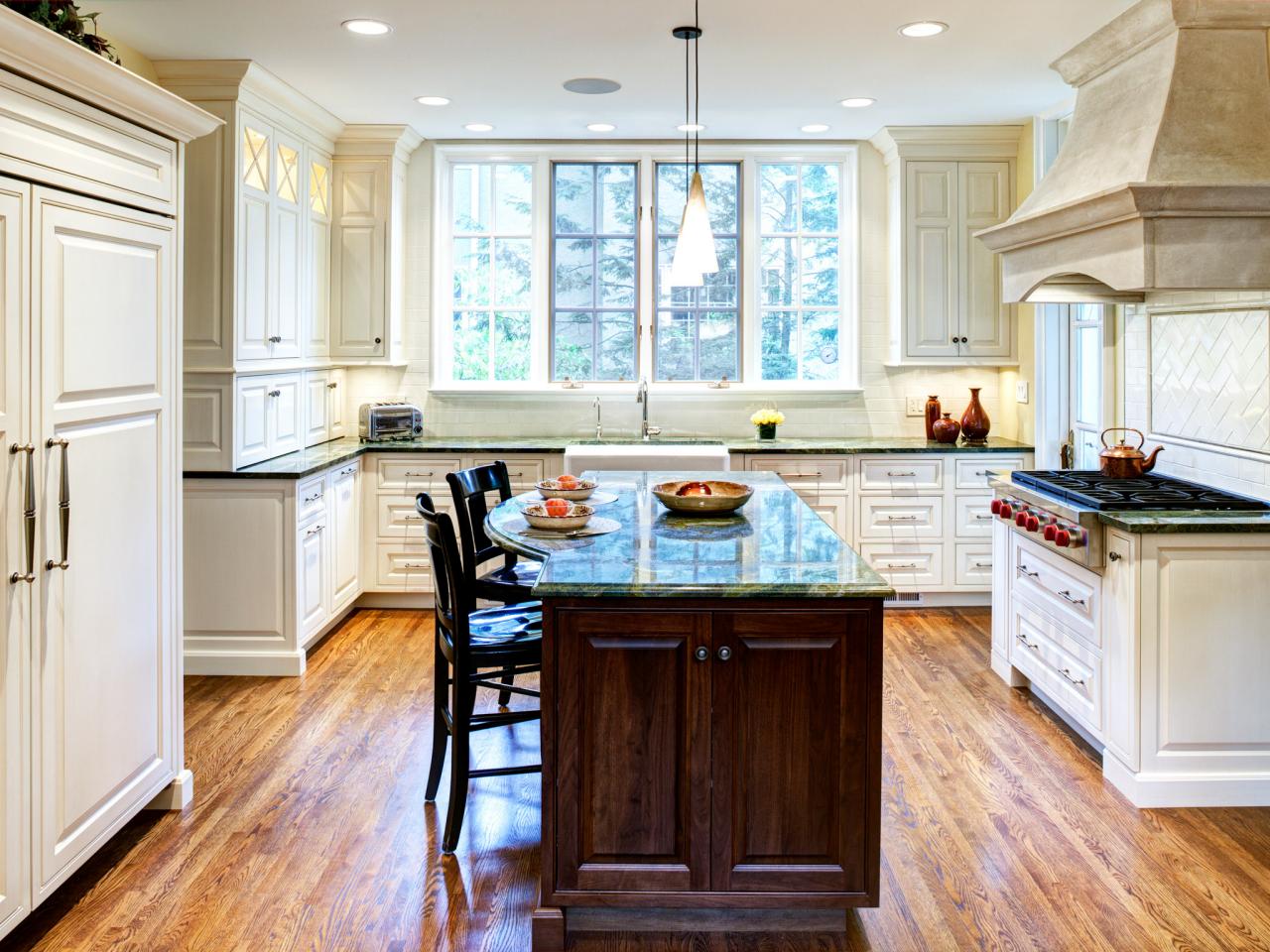 Kitchen with Large Window