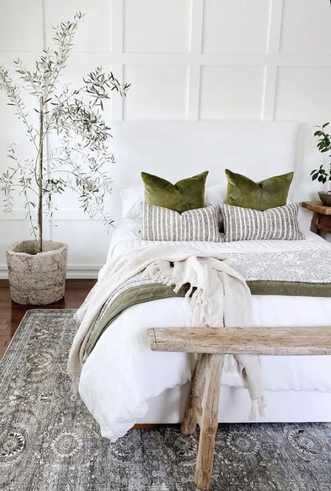 Decorating the Modern Farmhouse Bedroom with Natural Bedding Set