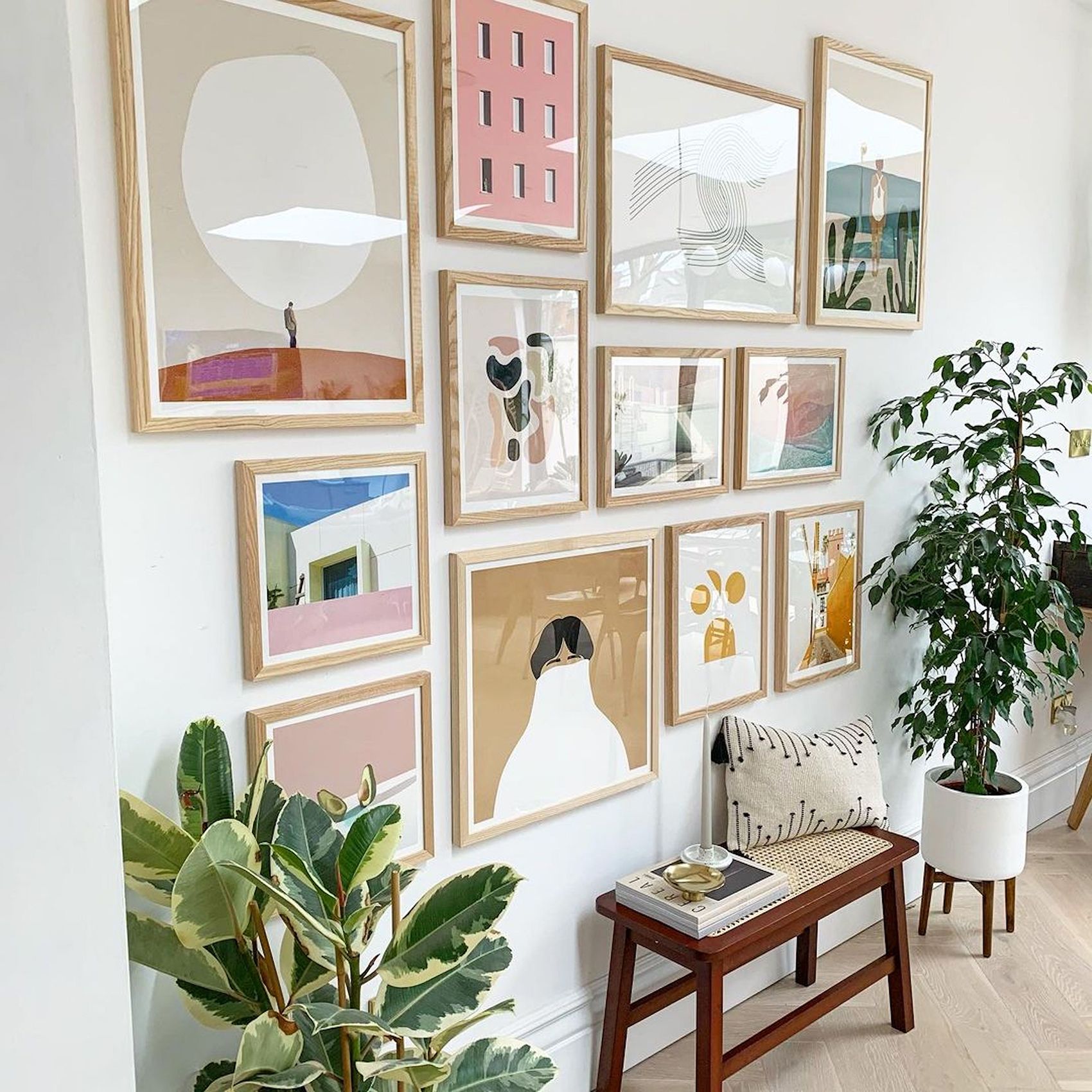 Create a Gallery on an Interior Wall