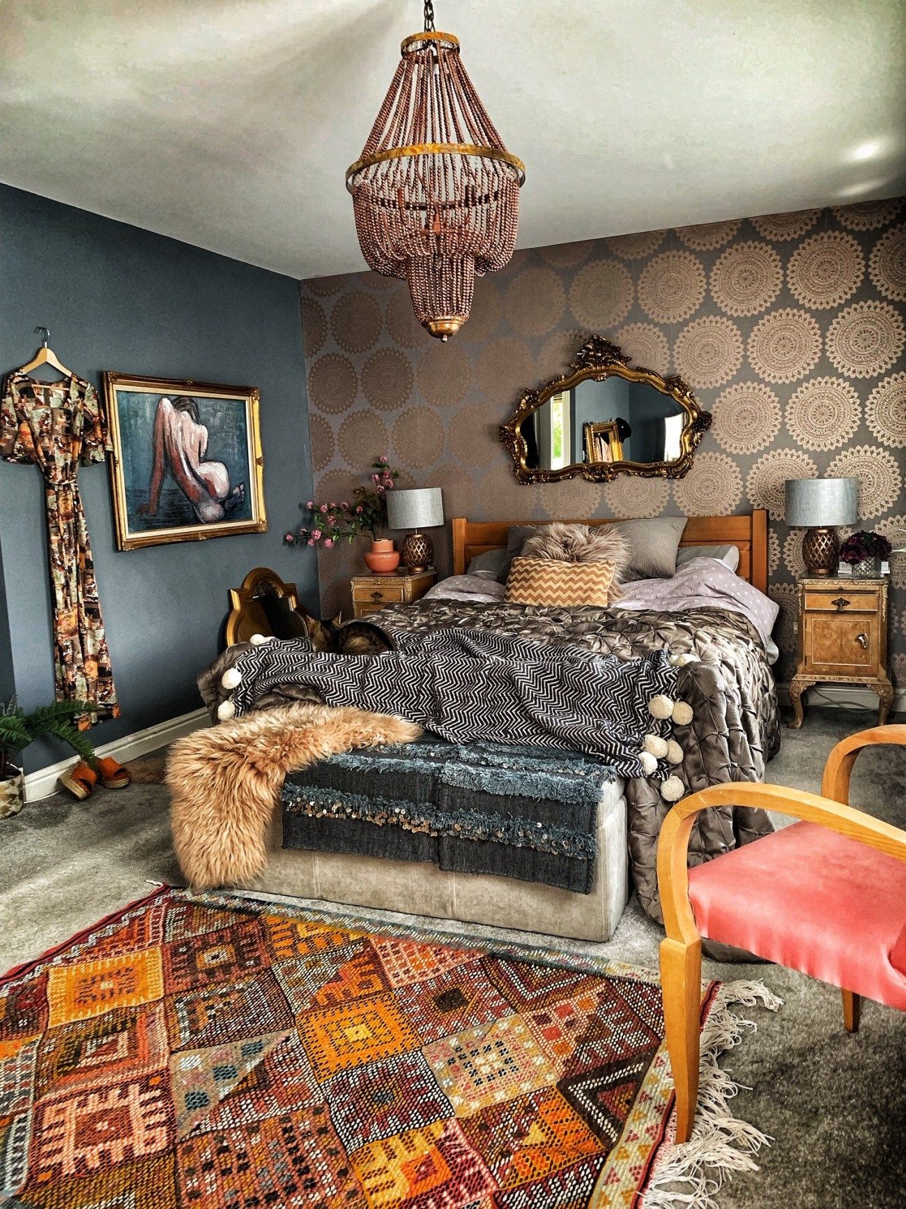 Maximalist Art Deco Bedroom Style