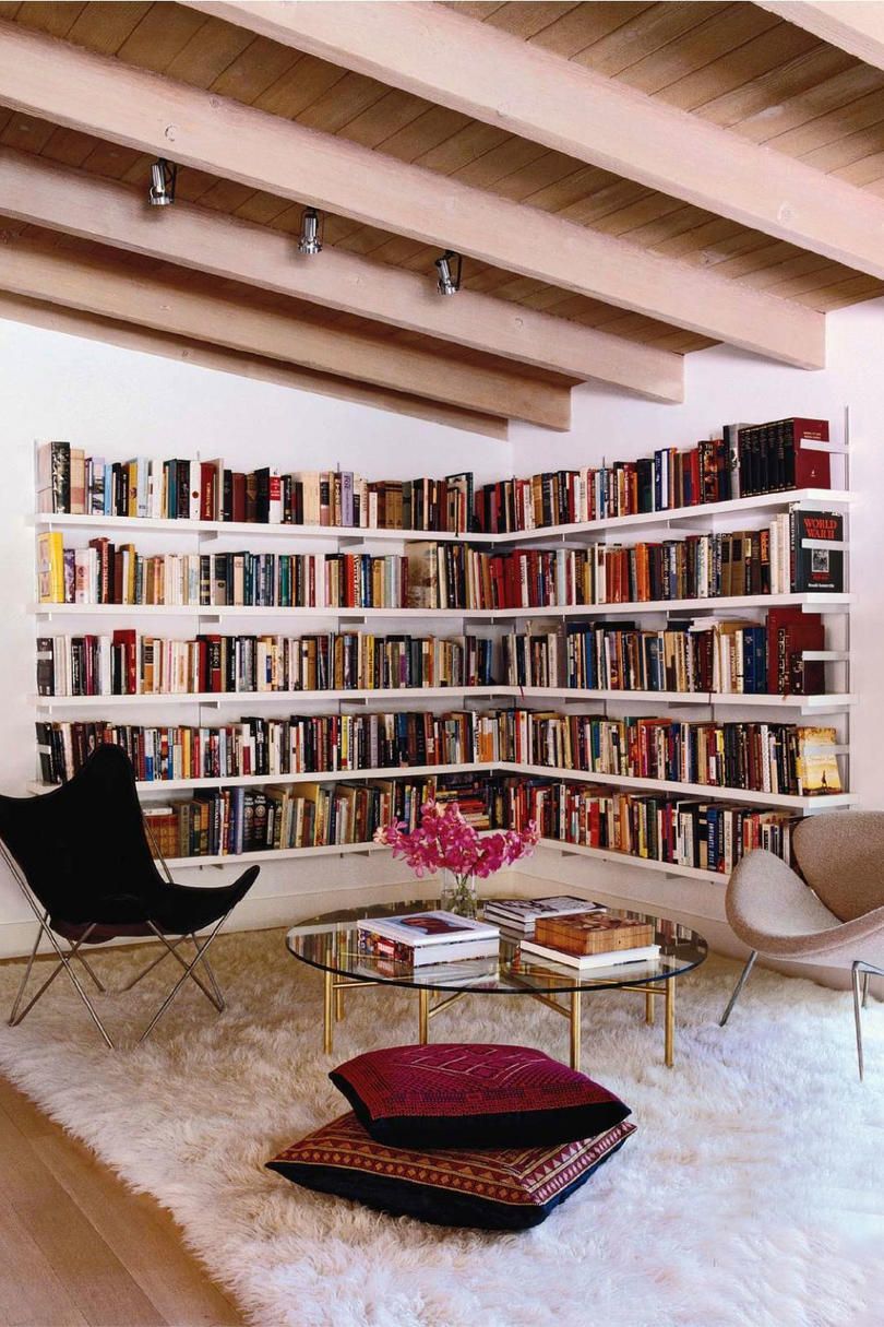Open Shelf As Home Library