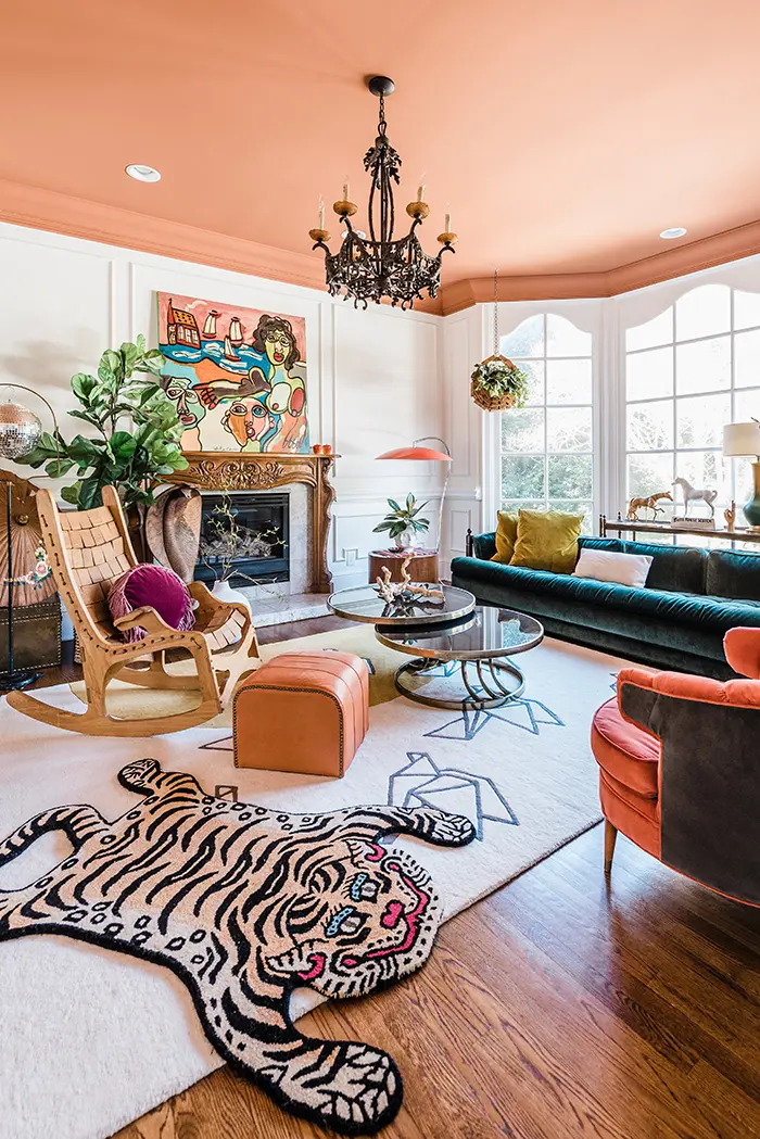 Funky Living Room With Eccentric Accents