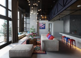 19 Funky Living Room Ideas : Striking Design with Festive Accents