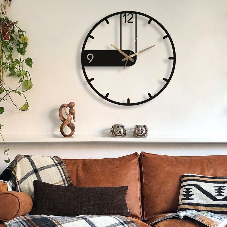 Oversize Wall Clock for Your Minimalist Accent