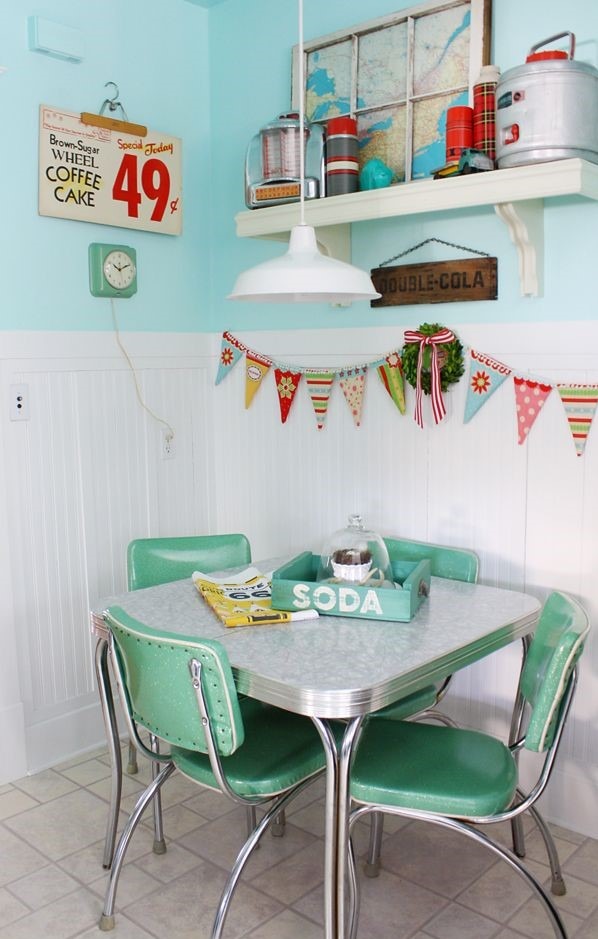 The Spring Theme for the 70s Dining Room