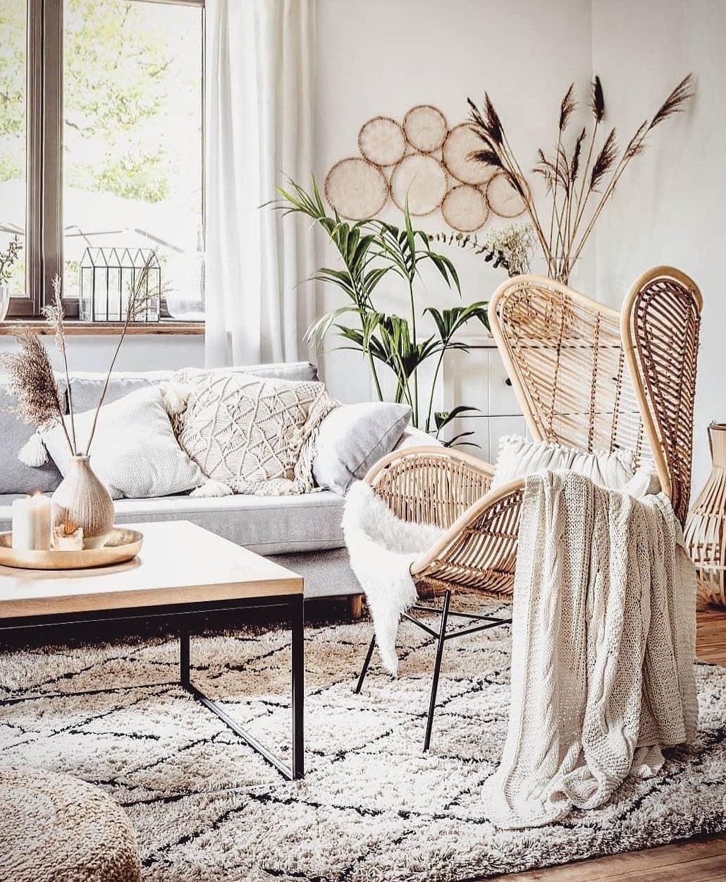 Combining Scandinavian Colors with Bohemian Accents