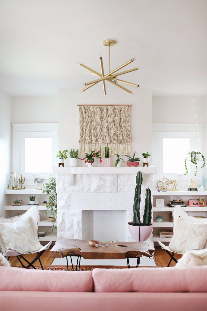 Natural Boho Accents and Glam Furniture