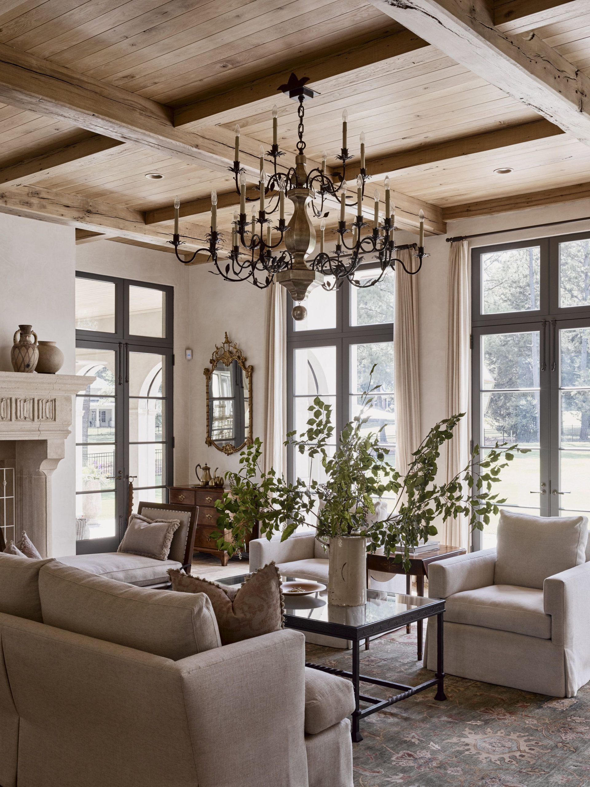 Wooden Ceiling For French Country