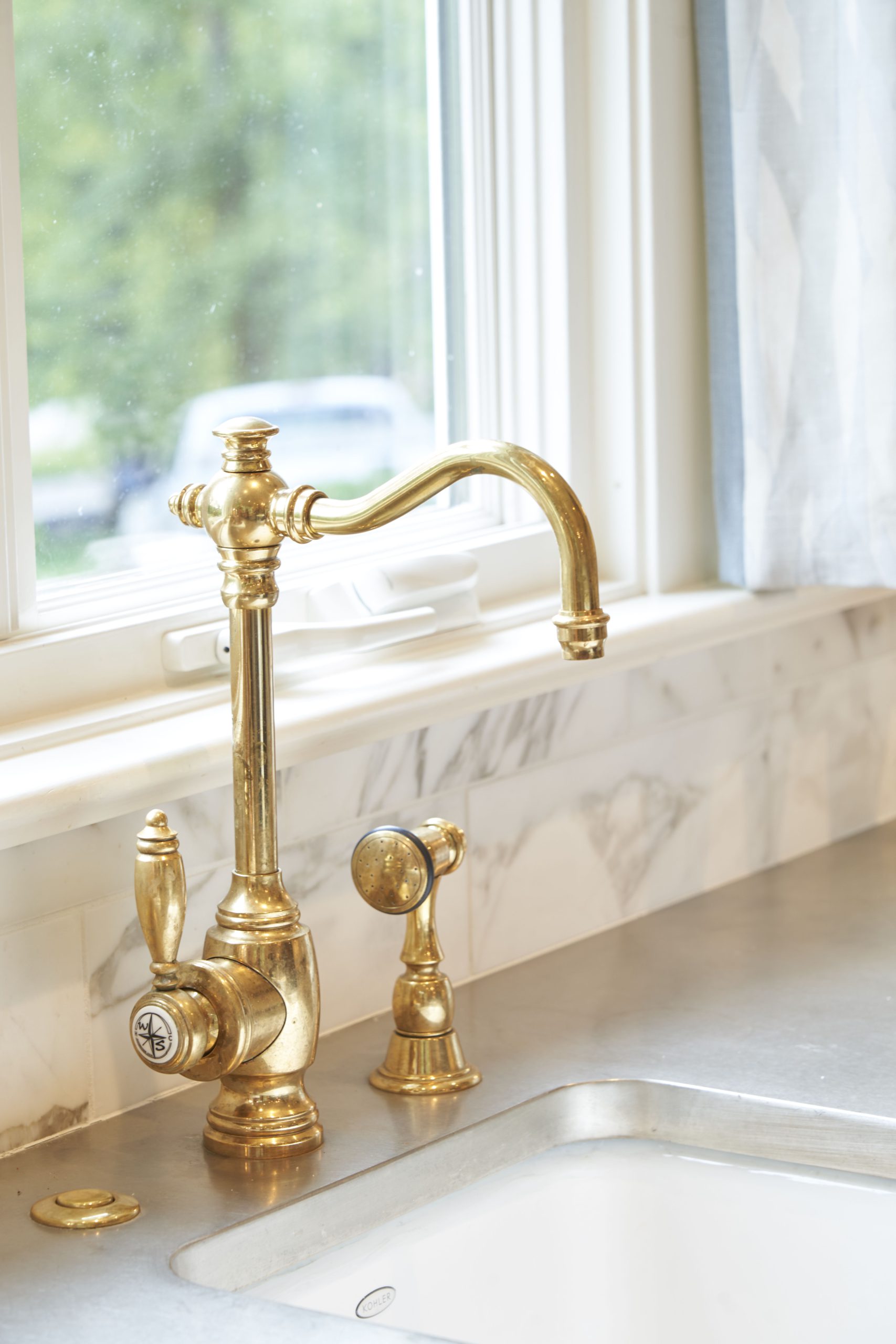 Old Fashioned Faucet with Extra Shower