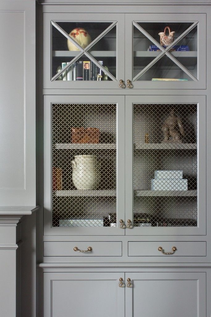 Light Grey Cabinet with Ventilation