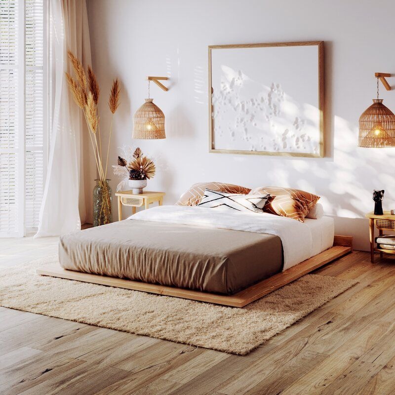 Matching Boho Room with Brown