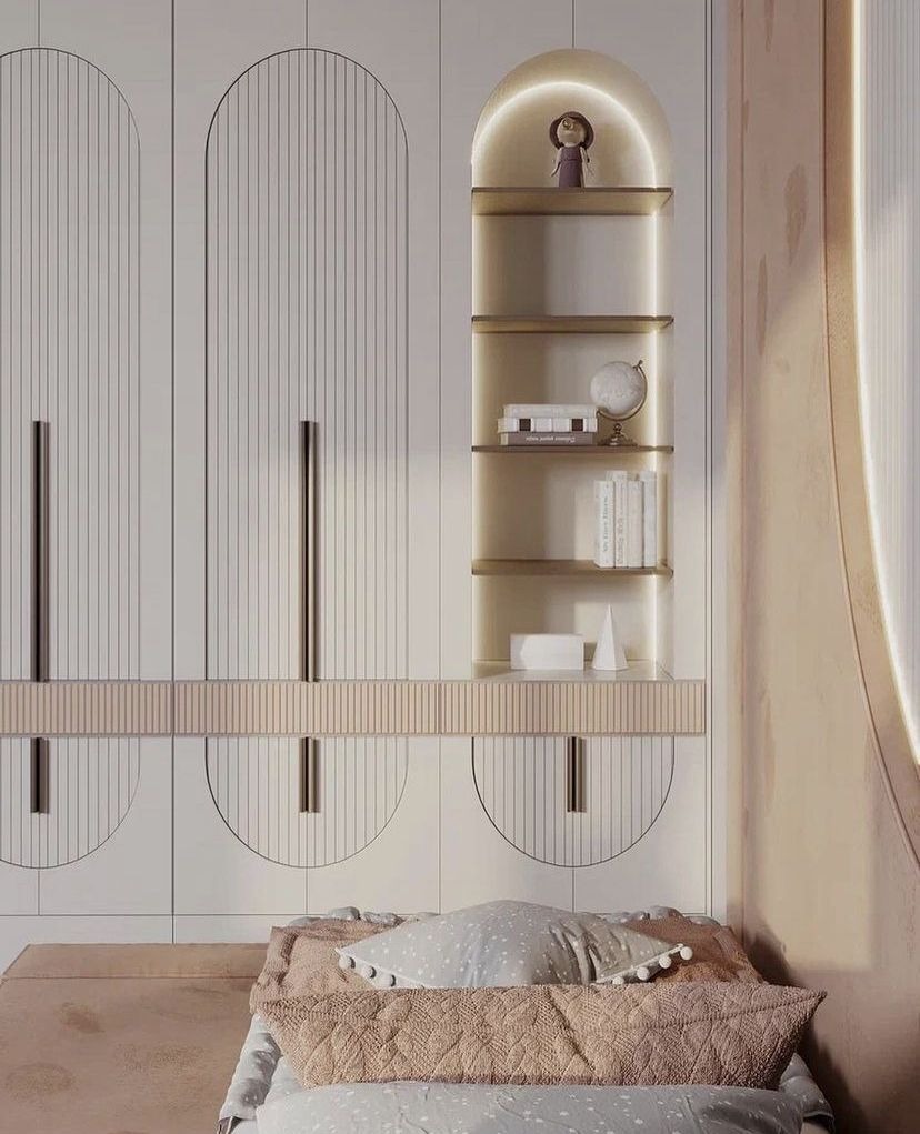 Luxurious Wardrobe with Lights