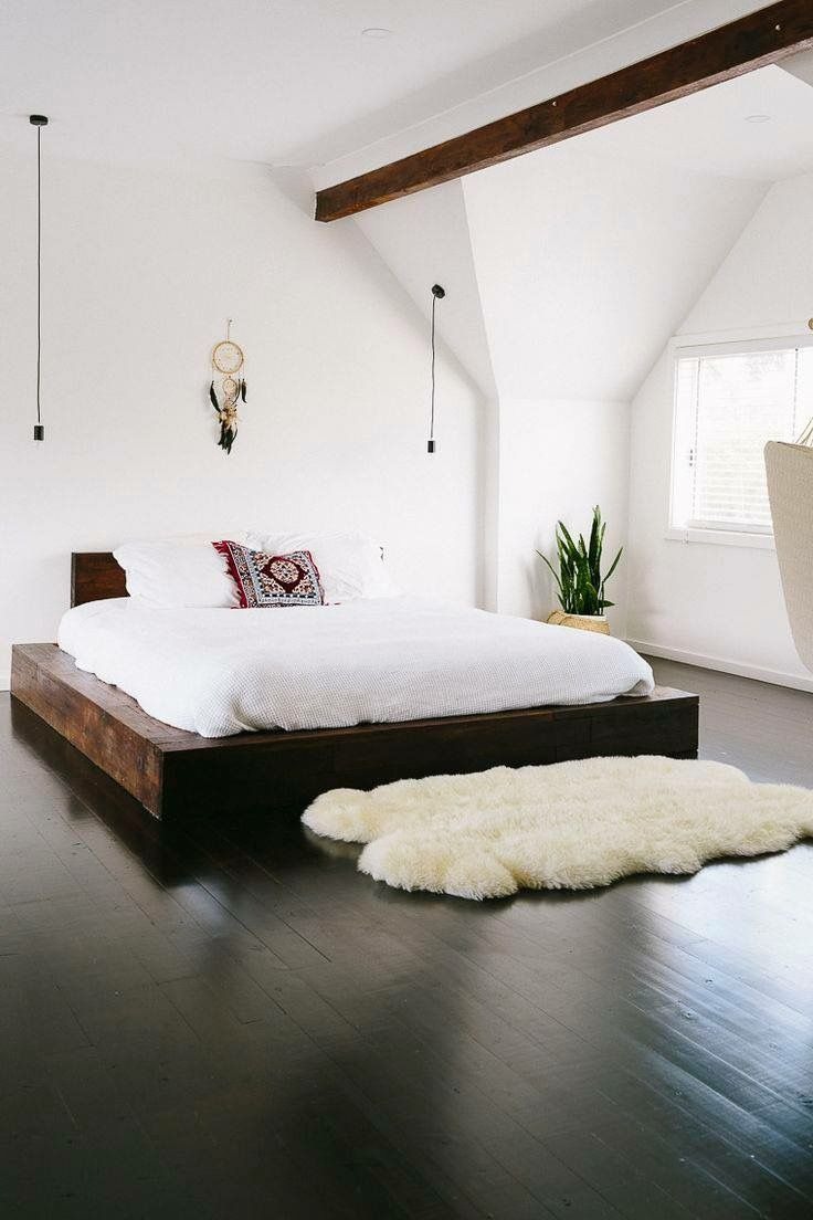 Floor Bed with Bohemian Accents