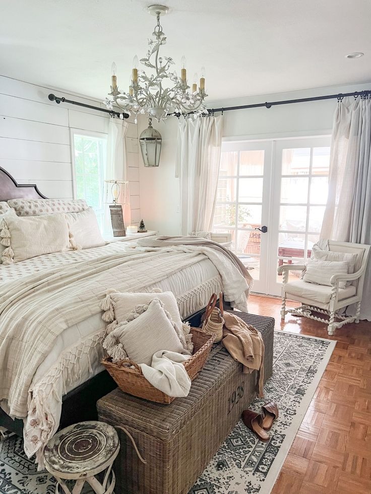 Winter Bedroom with French Design