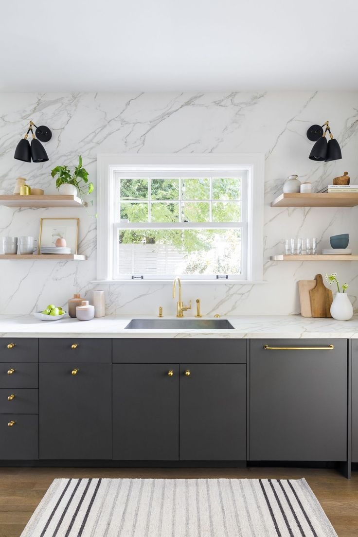 Layering Shiplap with Marble