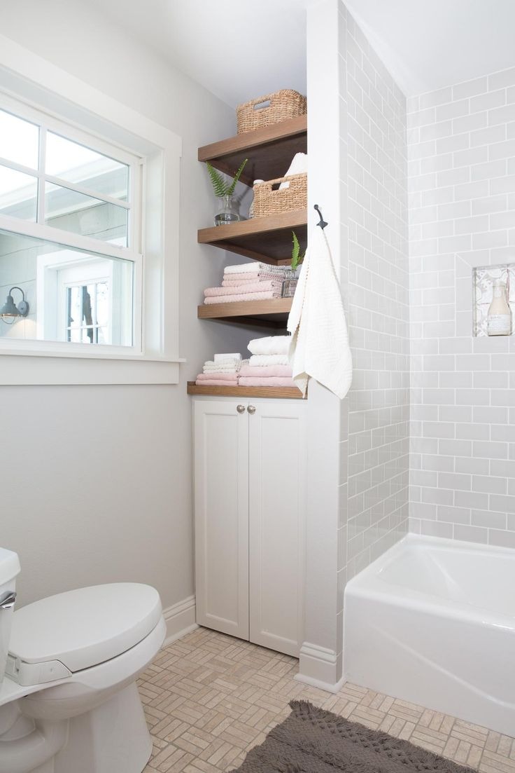 Let's Combine Wall Shelves and Bathroom Cabinet