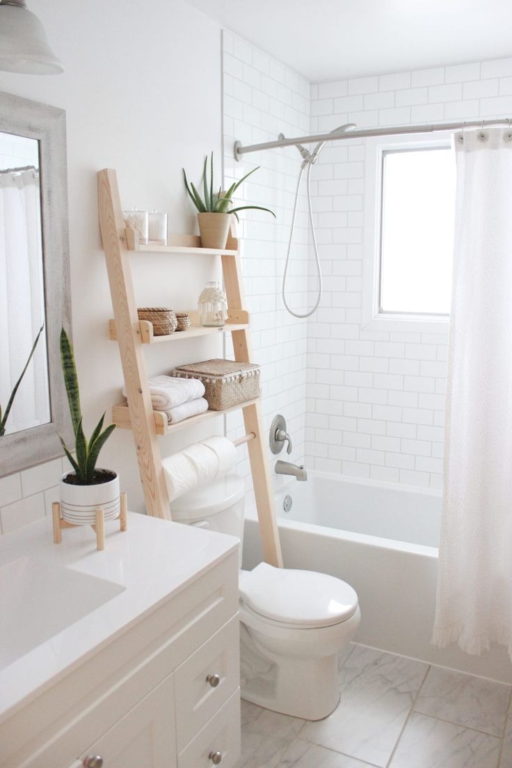 Traditional Ladders in Bathroom